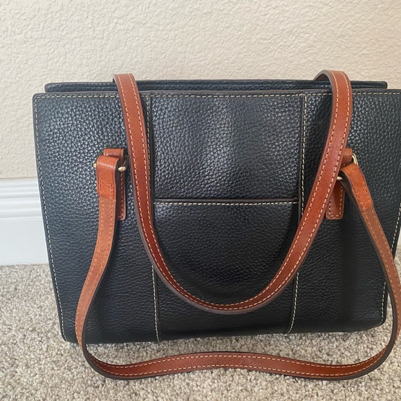 Auth Dooney and Bourke Leather Satchel Tote Purse Nice! - Picture 2 of 6
